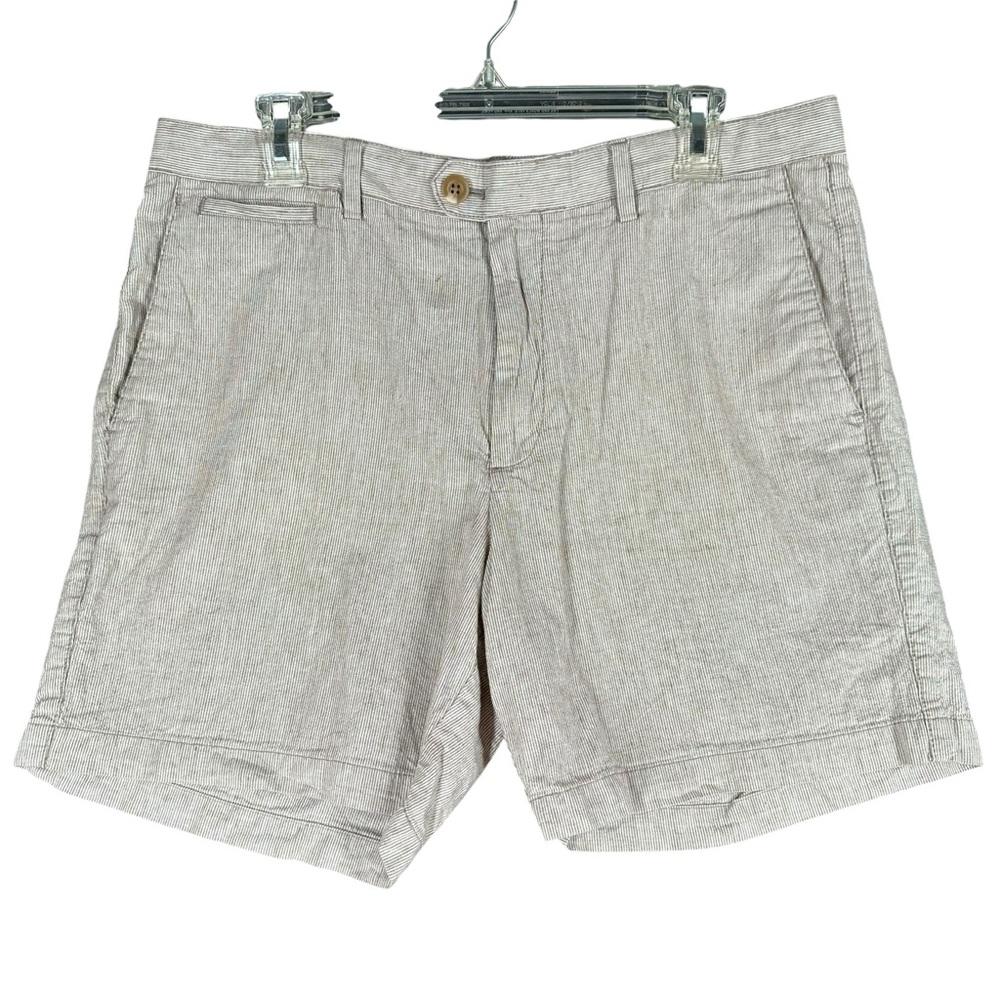 Banana Republic Men’s‎ 34 Linen Blend Shorts Preppy Beach Summer Neutral Casual